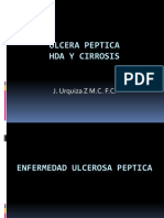 Ulcera Peptica Hda Y Cirrosis: J. Urquiza Z M.C. F.C