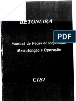 Catálogo Betoneira CIBI