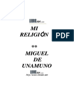 Miguel de Unamuno - Mi Religión