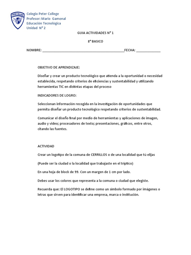 Guia #1unidad N°2 | PDF | Crecimiento personal y profesional | Negocios