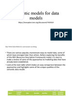 Semantic Models For Data Models