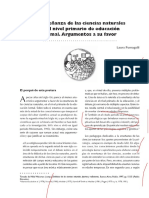 La Ensen Anza de Las Ciencias Naturales. Argumentos A Su Favor. Laura Fumagalli.1