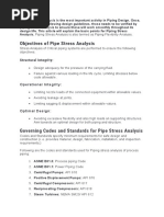 Piping Stress Analysis Is The Most Important Activity in Piping Design