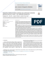 European Journal of Integrative Medicine: Research Paper