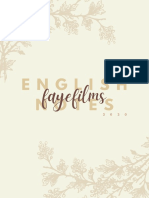 Fayefilms English Notes