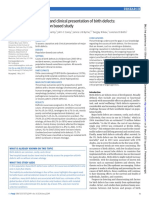 Etiology and Clinical Presentation of Birth Defects: Population Based Study