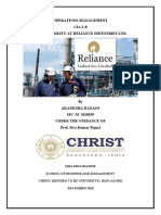 Operations Management Cia 3-B Sustainability at Reliance Industries LTD