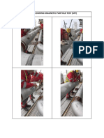 PHOTOS DURING MAGNETIC PARTICLE TEST