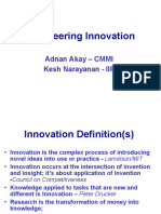 Engineering Innovation: Adnan Akay - CMMI Kesh Narayanan - IIP