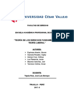 (Informe Final) Teoría de Los Derechos Fundamentales - Teoría Liberal