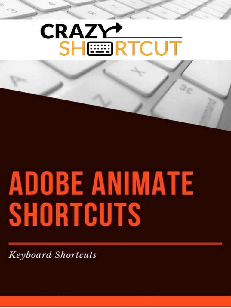Adobe Animate Shortcuts PDF PDF Keyboard Shortcut Adobe Flash