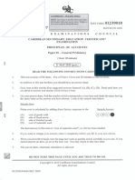 Csec Poa July 2020 p1 (With Answers)