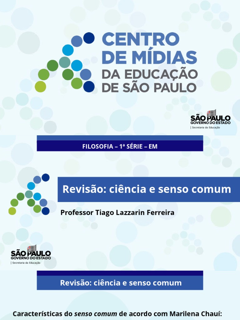 Revisão Ciência e Senso Comum | PDF | Science | Sociologia
