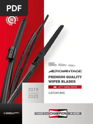 Wiper Blades Ncatcm1805 2019 2020 Pdf Blade Hybrid Vehicle