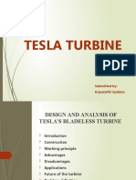 Tesla Turbine: Submitted By: Kopanathi Sushma