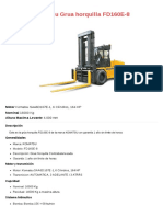 Grua Horquilla Fd160e 8 Komatsu