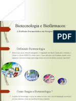 Slides Biotecnologia e Biofármacos