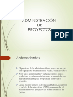 Administración de Proyectos