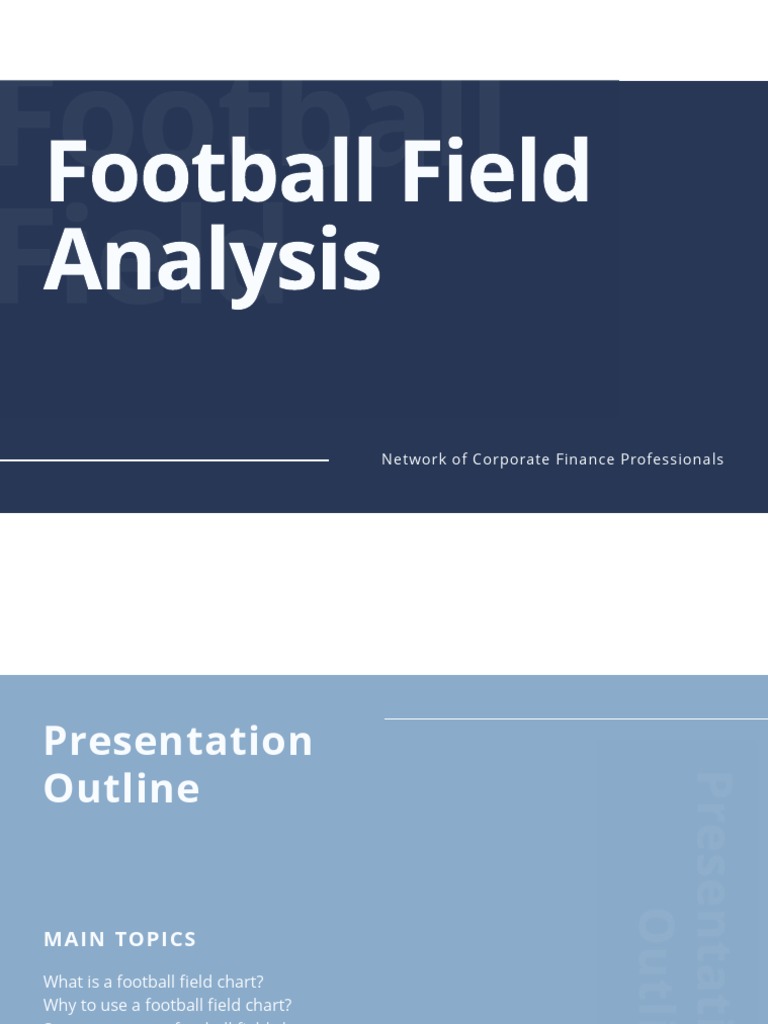 Football Field Analysis PDF Chart Valuation (Finance)
