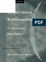 Institutional Ethnography a Sociology for People 3
