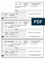 Nota Promissoria Data Fixa