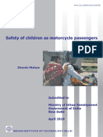 Safety of Children As Motorcycle Passengers: Dinesh Mohan