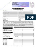 Candlemakers Advice Pack: Sample Candle Burn Test Report