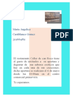 Creacion de Documentos en Word-Invitacion