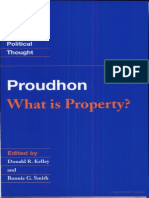1840 (1994) Proudhon, Pierre-Joseph - What Is Property (Cambridge Texts in The History of Political Thought, Ed Kelley e Smith)