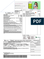 Resumo da fatura do cartão de crédito Cetelem