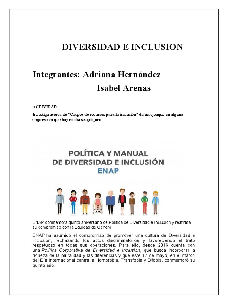 Diversidad e Inclusion | PDF | Estilo de vida