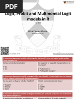 Logit, Probit and Multinomial Logit Models in R: Oscar Torres-Reyna