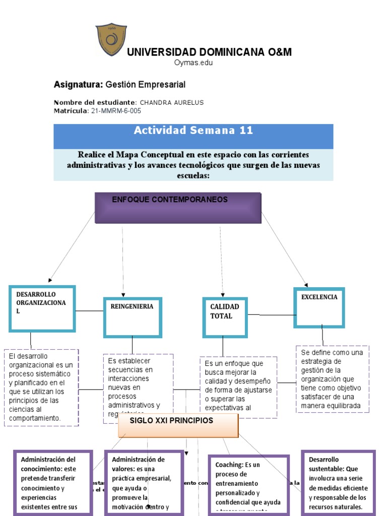 Mapa Conceptual de Gestión Empresarial | PDF | Business | Science