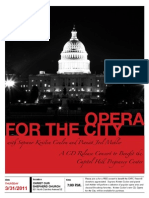 Opera For The City: March 31, 2011