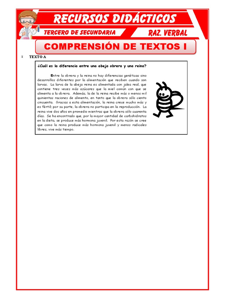 Comprensión de Lecturas para Tercero de Secundaria | PDF | Western