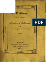 El Criticon La Tia Fingida Es Novela de