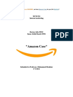 "Amazon Case": MCM 354 Internet Marketing