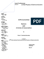 17th ICPS Committee Articles of Association and By-Laws 1984 - 0810