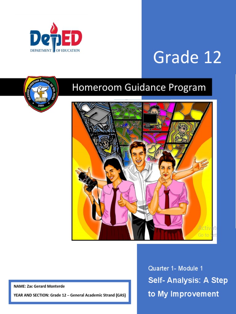 Homeroom Guidance Sample | PDF | Adolescence | Mental Health