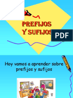 prefijos y sufijos