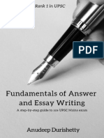 Anudeep Fundamentals of Essay.org