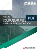 20201116 Sílabo Procedimientos de Selección y M E de Selección