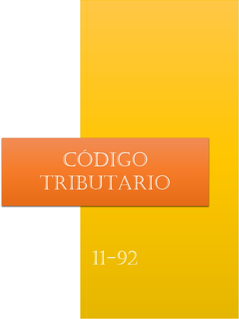 CODIGO TRIBUTARIO. Tarea. PDF Estatuto de limitaciones Pagos