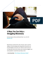 4 Ways You Can Help A Struggling Missionary - LDS Living
