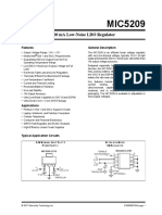 500 Ma Low-Noise LDO Regulator: Features General Description