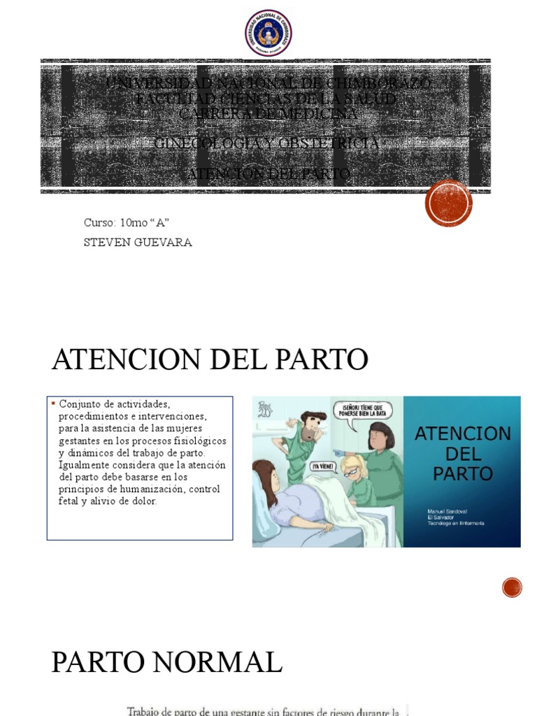 Atención Integral del Parto en Ginecología | PDF | Parto | La salud de ...
