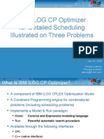 IBM ILOG CP Optimizer For Detailed Scheduling Illustrated On Three Problems