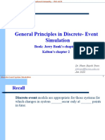 General Principles in Discrete-Event Simulation: Book: Jerry Bank's Chapter 3 Kelton's Chapter 2