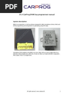 Download CARPROG BMW Key programmer manual by Javier Barrio Sara SN51651816 doc pdf