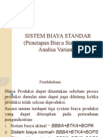 Sistem Biaya Standar BBK Dan Upah 11